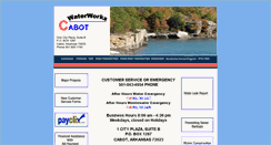 Desktop Screenshot of cabotwaterworks.com